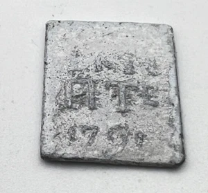 Antike schottische Kommunion Medaille Pitroddie Perthshire 1791 BZ5664 - Bild 1 von 2