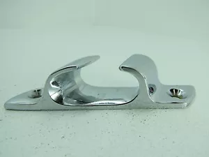 BARCO DE ESTRANGULAMIENTO DE 4+1/16 PULGADAS CROMADO SOBRE BRONCE FAIRLEAD (D2C1498) - Imagen 1 de 4