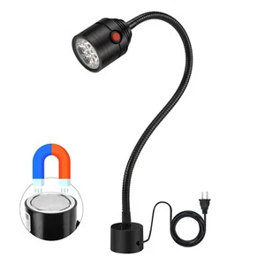 Magnetic Work Light, LED Machine Light with Flexible Gooseneck and Magnetic Base - Picture 1 of 8