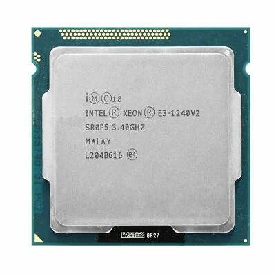 Intel Xeon E3-1240 V2 CPU Quad-Core (SR0P5) 3.4 GHz 8M 5 GT/s LGA 1155 Processor - Image 1 of 4