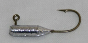 100 pk 1/32 oz Tube Insert Crappie Bluegill Fishing Jigs Bronze Aberdeen Hooks - Picture 1 of 1