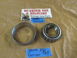 Carrier Bearing and cup Dana front 25 rear 27 axle fits Willys jeep - Picture 1 of 2