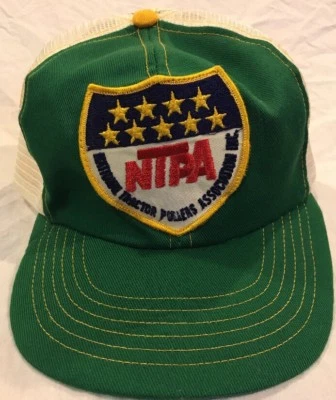 Extractores de tractor NTPA National de colección años 80 Assoc. Gorra de malla SnapBack Trucker Foto 1 de 4