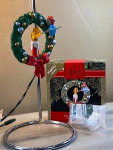 Hallmark Keepsake CHRIS MOUSE WREATH Magic Collector's Series 1990 Candle - B28 - Picture 1 of 11