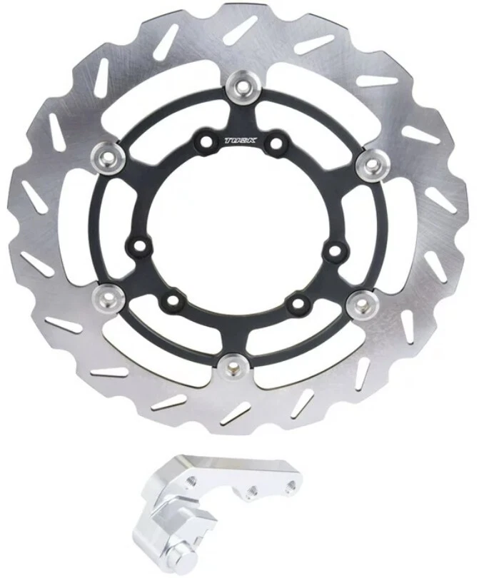 Rotor de freno delantero Tusk Typhoon de gran tamaño 270 mm K720-6037 Honda CRF450R 2015-2019 Foto 1 de 1