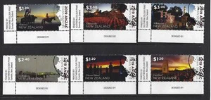 NEW ZEALAND 2019 ANZAC DAWN SERVICE SET OF 6 FINE USED - Picture 1 of 1