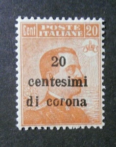  ITALIA,ITALY 1919 Trento e Trieste " Fr. d'Italia SVR 20c su 20c. aranc. MNH** - Picture 1 of 2