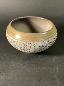 Small Art Pottery Bowl Handmade Signed “HM” ‘95  - Picture 1 of 16