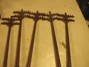 Lot of 5 Lionel Telephone Poles, no box - Picture 1 of 6