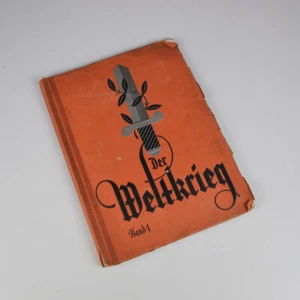 Der Weltkrieg Band 1 - altes Sammelbilderalbum - Zigarettenfabrik Kosmos Dresden - Bild 1 von 6