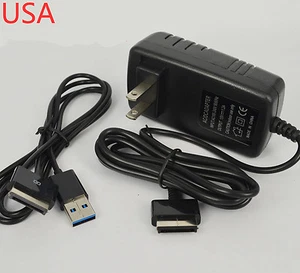 USB Sync Cable Cord + Wall charger for Asus Eee Pad Transformer TF300 TF300T - Picture 1 of 3