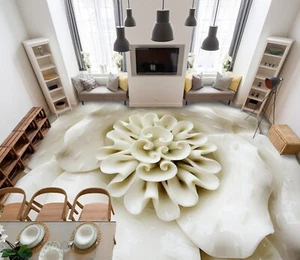 3D Embossed Flowers I4293 Floor WallPaper Murals Wall Print Decal AJ Coco 2024 - Picture 1 of 5