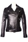 Brenda Ladies Biker Fashion Designer Casual Style Black Lambskin Leather Jacket