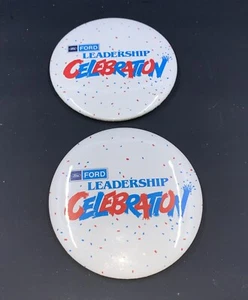 Vintage Ford Motor Company Leadership Celebration Pin 1980s Era Advertising Pins - Picture 1 of 7