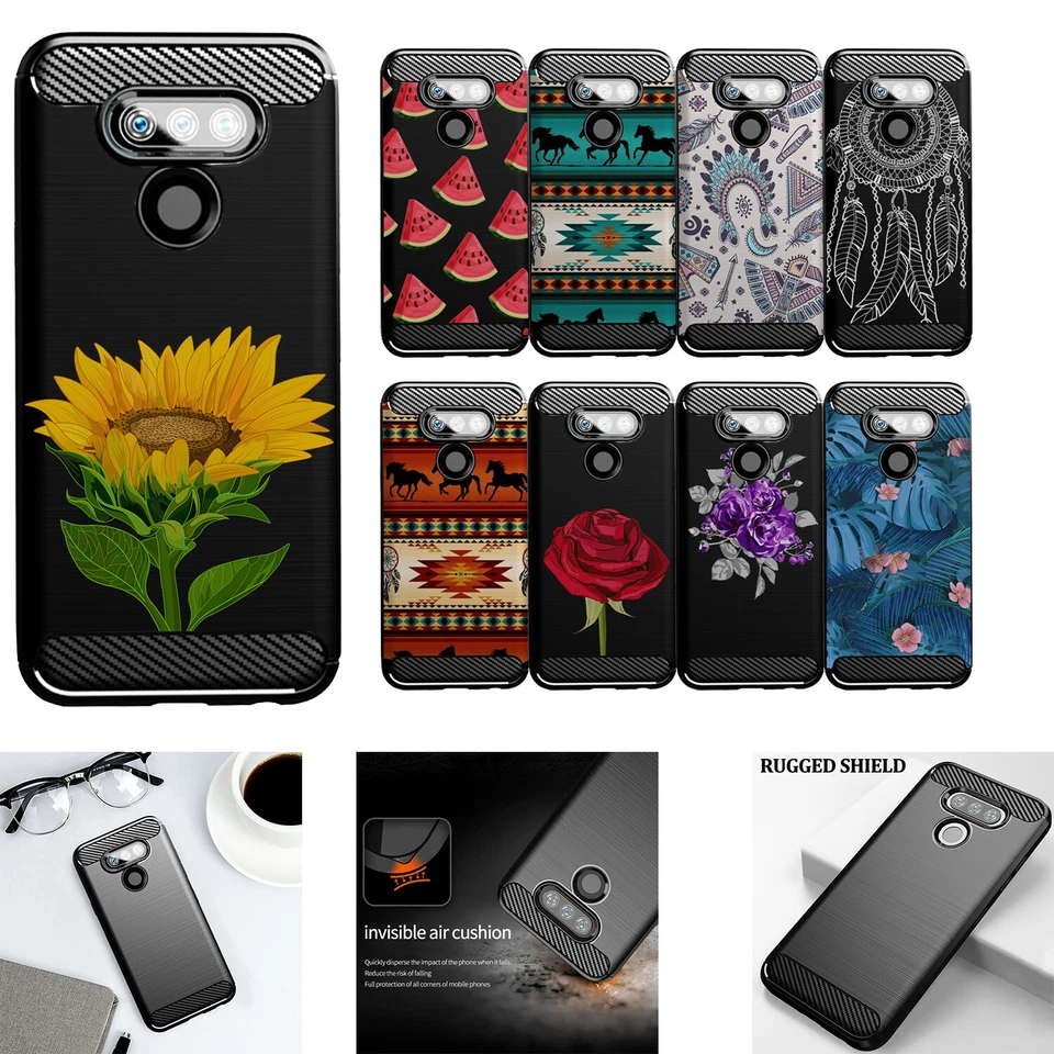 Case For [LG Harmony 4 (2020)][Flex TPU Fiber SET11] Unique Slim Flexible - Image 1 of 1