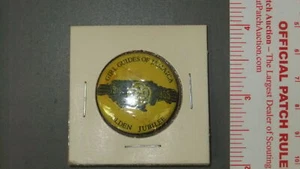 Girl Scout Girl Guides of Jamaica Celluloid Button 8701HH - Picture 1 of 1