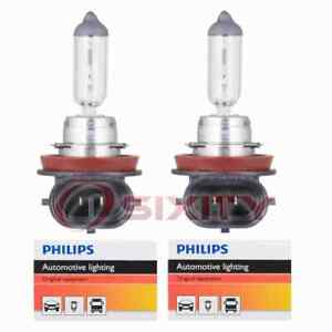 2 pc Philips Fog Light Bulbs for Nissan March NP300 NP300 Frontier vu