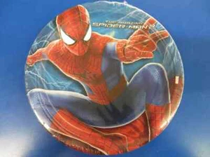 Amazing Spider-Man 2 Movie Marvel Superhero Birthday Party 9" Dinner Plates - Picture 1 of 1