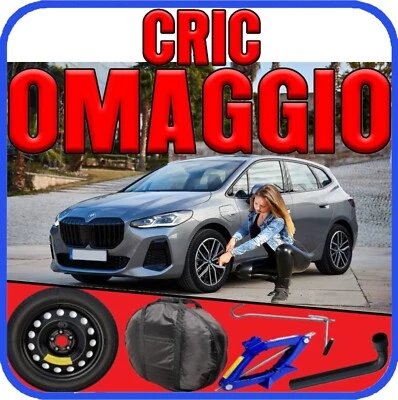 Platzsparend Notrad 5Fori Ab 16 BMW Serie 2 Active Tourer Mit Cric + Key Tasche - Bild 1 von 4