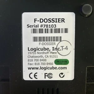 LOGICUBE FORENSISCHES DOSSIER MIT CASE F-DOSSIER 78103 - Bild 1 von 8
