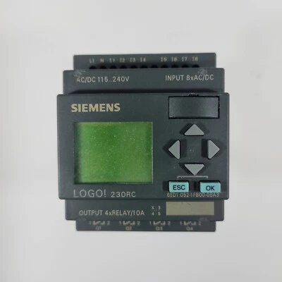 READ ▀▄▀▄▀  SIEMENS  LOGO 230 RC -- 6ED1052-1FB00-0BA3  --  6ED1 052-1FB00-0BA3 - Imagen 1 de 2