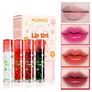 4Farben Lip Tint Stain Set Langanhaltend Wasserdicht, Leicht, Nicht Klebend Wass - Bild 1 von 8