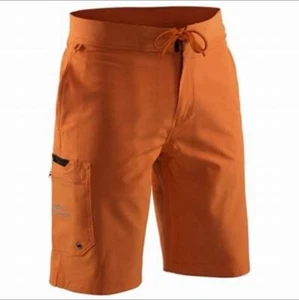 GRUNDENS Board Shorts - Fish Head Burnt Orange UPF 50 Quick Dry 42” Waist - Picture 1 of 5