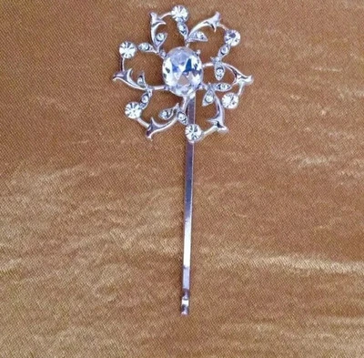 Заколка расческа зажим волос цветочный мертвый запас свадебный выпускной официальный A42 - Изображение 1 из 4