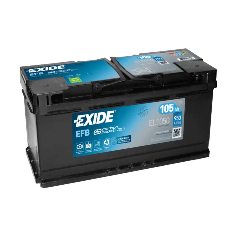 BATTERIE EXIDE START STOP EFB EL1050 12V 105AH 950A - Photo 1/1