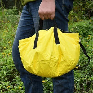 1Pc Outdoor Folding Travel Water Basin Portable Travel Foot Basin (Yellow) - Picture 1 of 12