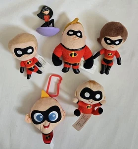 5 Asst. Disney Incredibles 2 Plüsch Sammlerstücke + McDonalds Happy Meal Violett - Bild 1 von 20