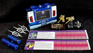 G1 1984 PRE RUB SOUNDWAVE VINTAGE • COMPLETE w/SPEC • 2 CASSETTES • TRANSFORMERS - Picture 1 of 10