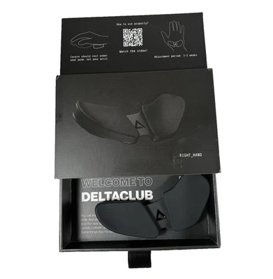 DELTAHUB Carpio G2.0 - Right-Handed Truly Ergonomic Wrist Rest Small Black - Image 1 of 3