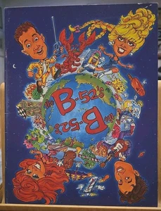 The B-52’s 1989 Concert Tour Program, Original Book. New Wave, 80s Cosmic Thing - Picture 1 of 2
