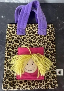 Jellycat Mädchen Tasche Leopardenmuster mit rosa Tasche & 3D Stoffpuppe Design 2000 - Bild 1 von 5