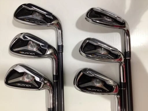 TaylorMade BURNER (2009) Iron Set 7-9,Pw,Aw,Sw 6pc Flex R RE-AX SUPERFAST - Image 1 of 4
