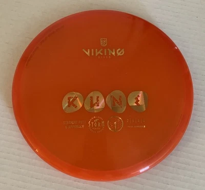 Viking Discs Storm Plastic Rune Putt & Approach 172 Grams Orange - Image 1 of 4