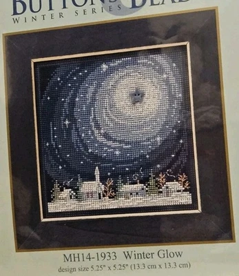 Mill Hill  Buttons & Beads Winter Series Kit WINTER GLOW MH14-1933 - Image 1 of 3