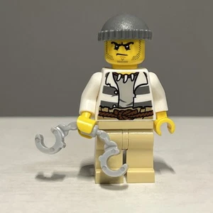 Lego City - Robber Minifigure / With Hand Cuff Accessory- No Cracks - Picture 1 of 4