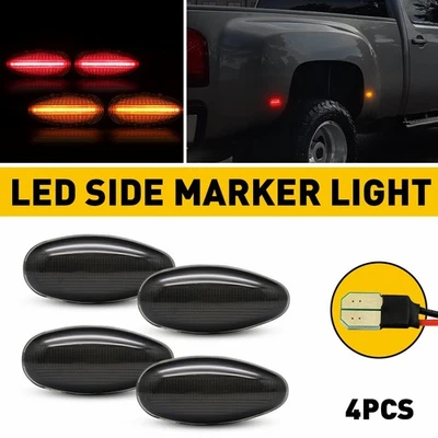 4x Luces LED dobles para Chevrolet Silverado 2500HD 3500HD 2001-2014 Foto 1 de 4