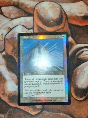 FOIL Replenish Urza's Destiny MTG Magic the Gathering Reserved List 1st Edition - Image 1 of 2