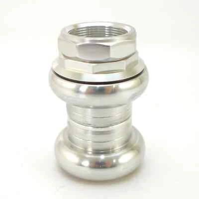 FSA Duron X 1" Threaded Headset 22.4/26.4mm Sealed Bearings w/FSA Logo Silver - Image 1 of 4