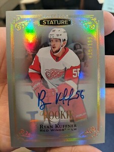 2019-20 Upper Deck Stature Rookies 199/199 Ryan Kuffner #130 Rookie Auto