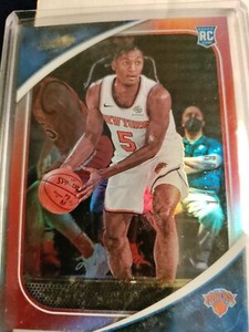 IMMANUEL QUICKLEY 2020-21 Panini Absolute RED Parallel #’d /199 RC Knicks