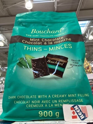 Bouchard Dark Mint европейский шоколад разжижает, 900 г/31,75 унц, срок годности: 2026DE12 - Изображение 1 из 4