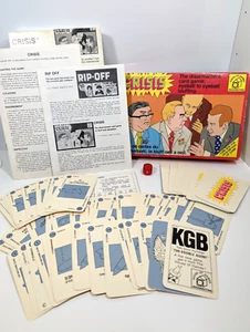 *RARE* Vintage 1975 CRISIS Card Game: The Disarmament Card Game Complete - Picture 1 of 11