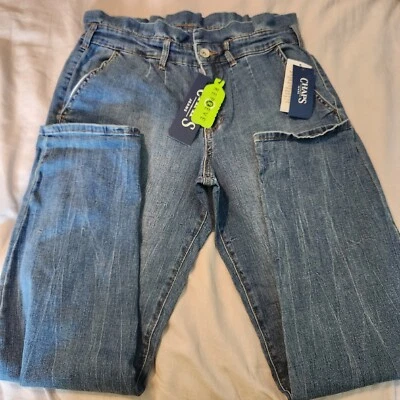Pantalones de mezclilla para mujer talla 8/29 pulgadas con bolsa de papel de tiro alto Chaps Foto 1 de 4