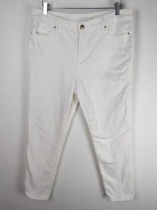 Chico's Platinum Jegging 2.5 14 White Straight Leg Skinny AS IS - Picture 1 of 9