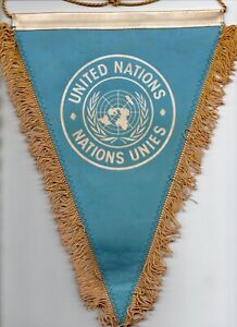 FANION MILITAIRE UNITED NATIONS NATIONS UNIES FORPRONU DETALAT