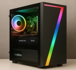 Gaming PC Intel i7 + 16GB RAM + 1TB HDD + 240GB SSD + 2GB GT 1030 + Windows 11 - Picture 1 of 3
